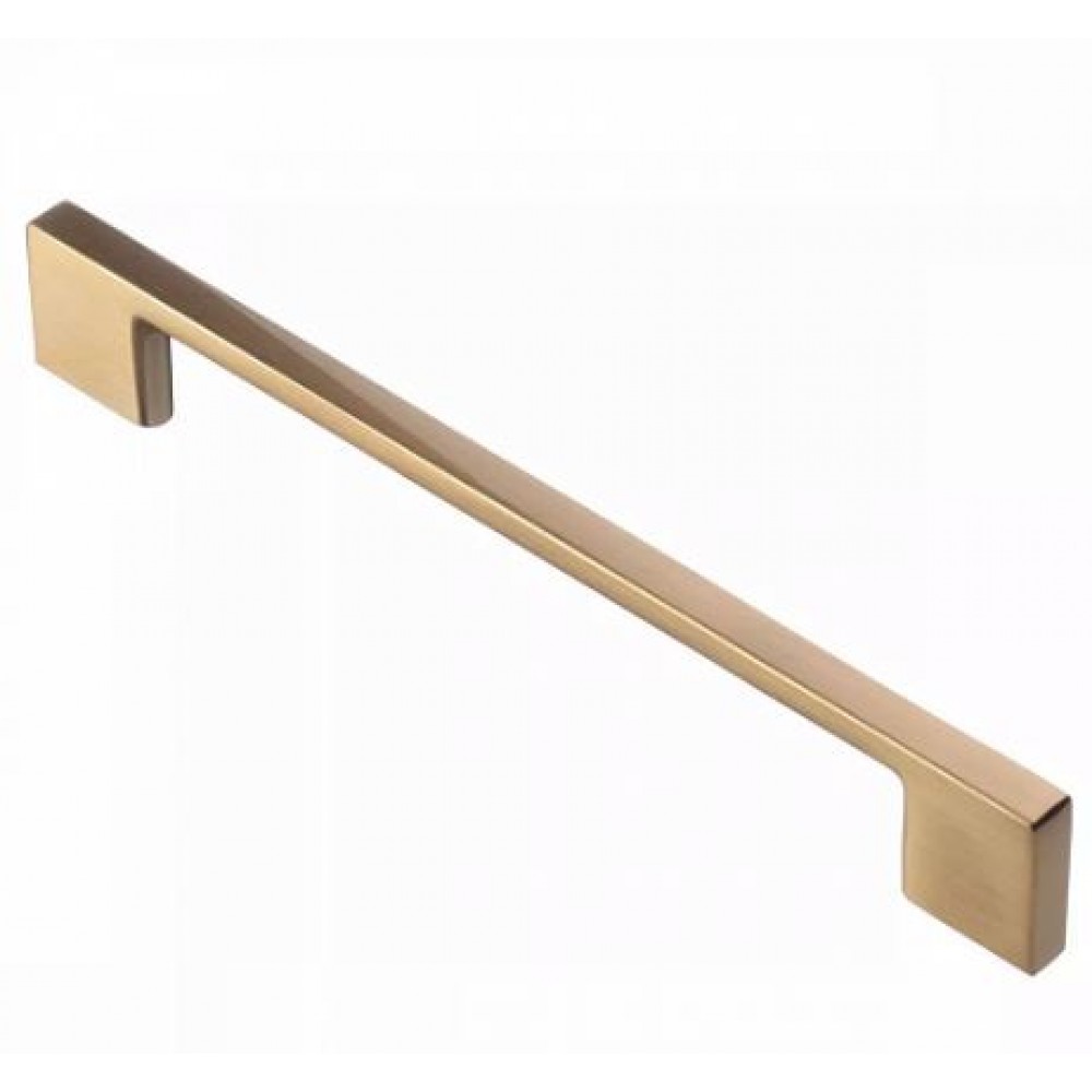 Ручка мебельная UZ-819/128мм, позолоч.латунь