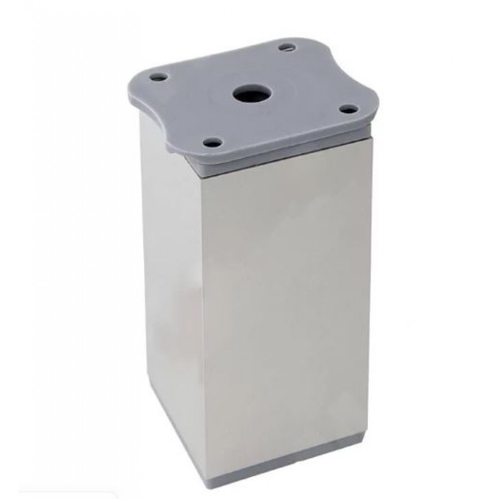 Опора мебельная Н-60х40, алюм.квадратная