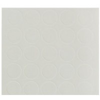 Заглушка самоклеющаяся, д-14мм, белый ягнёнок 1/25шт