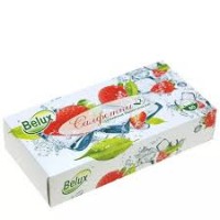 Салфетки косметические Белюкс белые 2 сл 80л