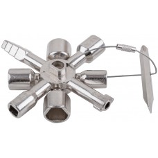 Ключ универсальный для электрошкафов 10 в 1 60110