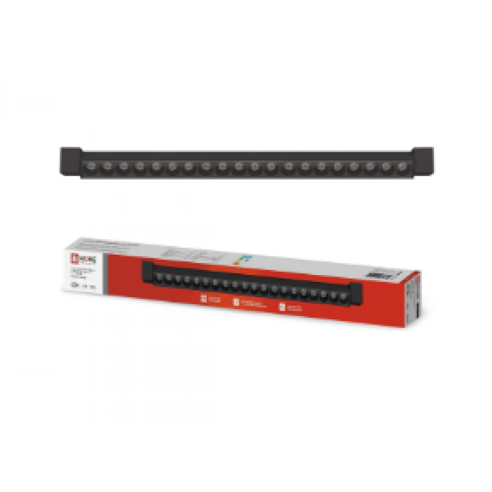 Светильник трековый линейный светодиодный поворотный LTR- 02R-TL 4040B 40Вт 4000К 605мм черный Светильник трековый линейный светодиодный поворотный LTR- 02R-TL 4040B 40Вт 4000К 605мм черный
