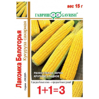 Семена Кукуруза Лакомка Белогорья сахарная 15,0г 1+1