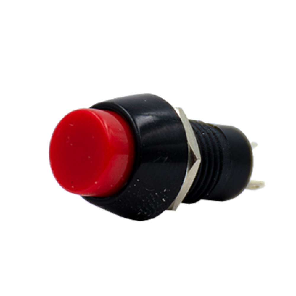 Кнопка круглая ON-OFF красная PBS-20A с фиксацией