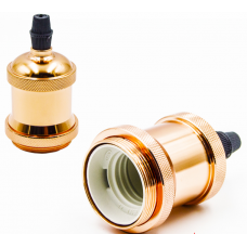 Патрон Е27 деко медь YK714-1