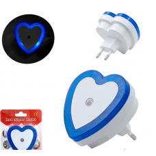 Ночник светодиодный "Сердечко" с датчиком света