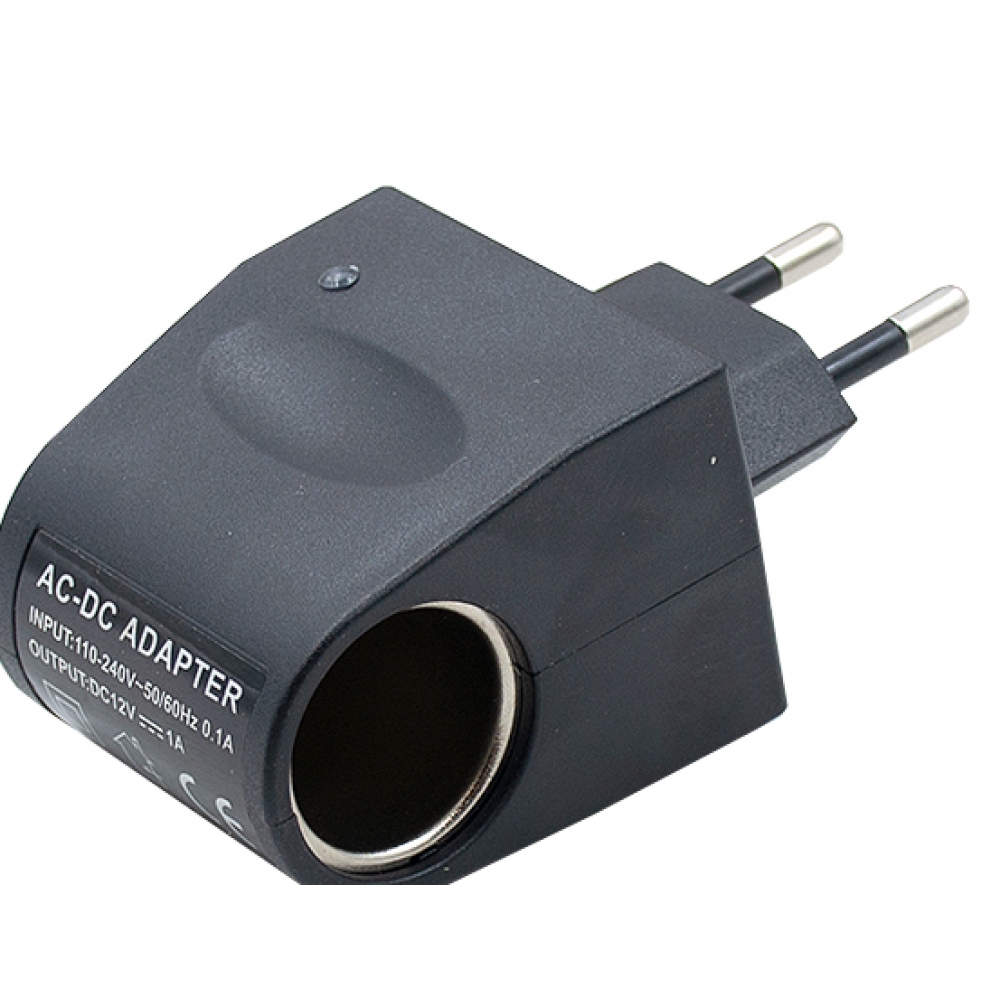 Адаптер питания с гнездом прикуривателя 12V 500mA A1558