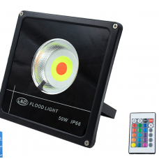 Прожектор светодиодный для декор подсветки 50 W RGB с пультом SP-04633