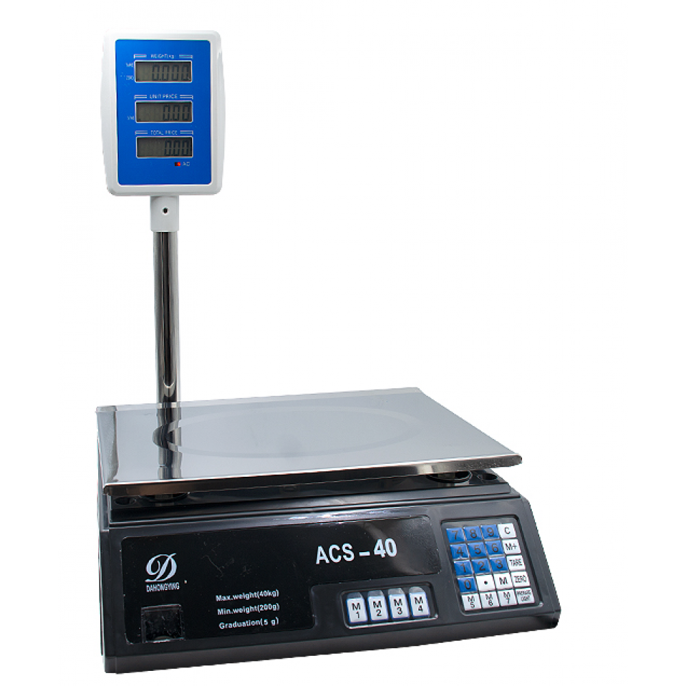 Весы электронные 40кг ACS-40