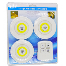 Набор пушлайт фонарей 3pcs с пультом управления 1012-3 SP-330