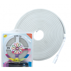 Гибкий неон 12В 6500К (комплект 5метров + блок питания) 11-0525