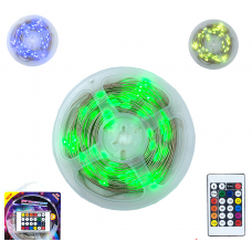 Светодиодная лента RGB-USB-Bluetooth-IP67 (комплект 10метров+пульт) SP-04612