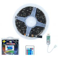 Светодиодная лента RGB-USB-Bluetooth (комплект 5метров+пульт) SP-04185
