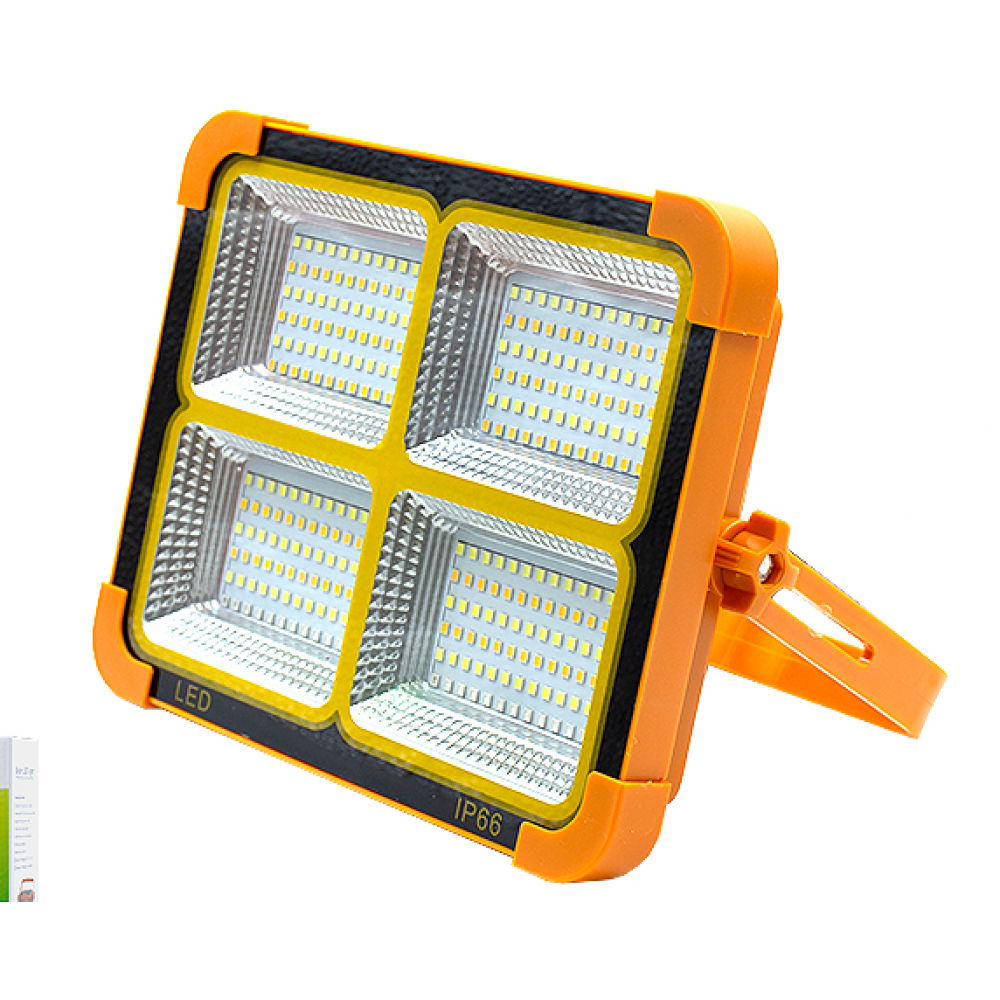 Фонарь прожектор CC8031 разнорежимный 100W с солнечной панелью SP-339