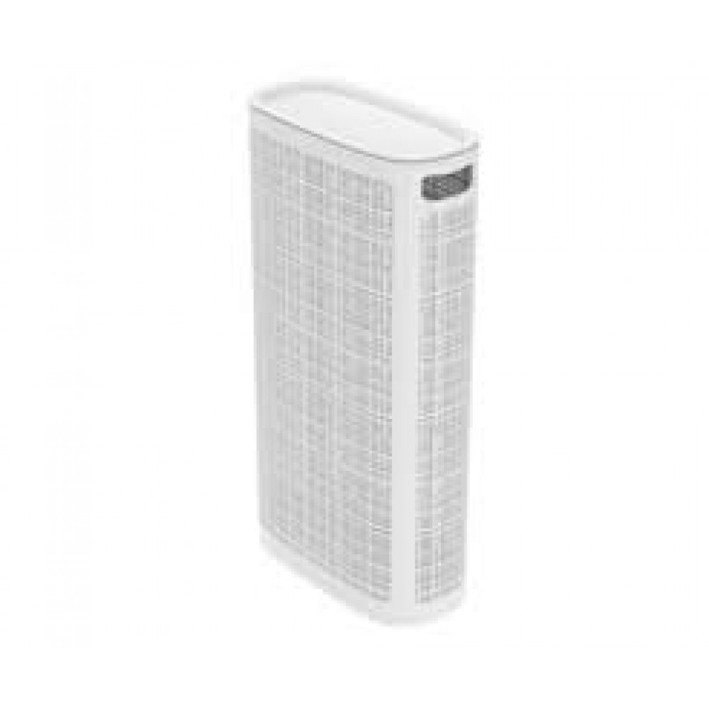 Корзина для белья Лен 60л серая 974-193