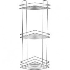 Полка д/ванной угловая 3 яруса BASIC Рыжий кот хром 111178