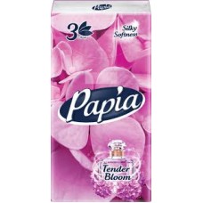 Платочки бумажные Papia 3-х слойные ароматизированные 1/10 Платочки бумажные Papia 3-х слойные ароматизированные 1/10