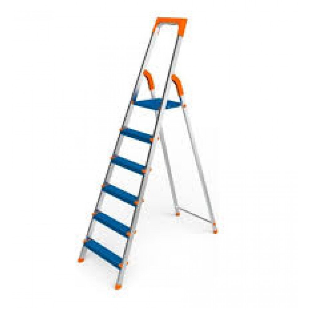 Стремянка алюм комбинированная Europa Color 6 ступеней 2306