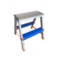 Стремянка алюм двусторонняя 2+2 Color 3302