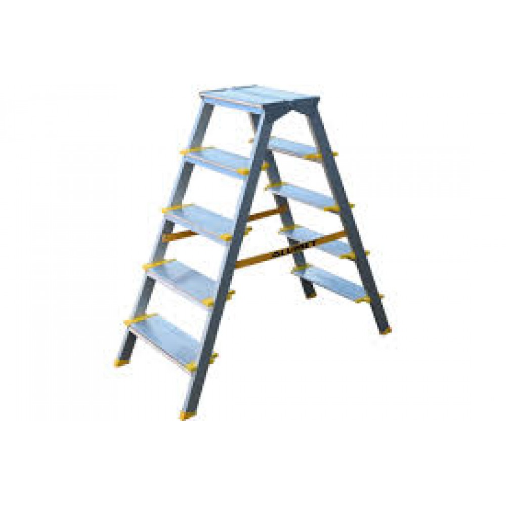 Стремянка алюм двусторонняя 5+5 Color 3305