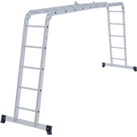 Лестница алюм. трансфор. 4х5, (Н 1,43-5,41м) 4705