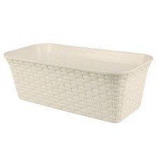 Ящик балконный Ротанг 55см белоснежный жасмин  IG625610048