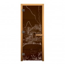 Дверь для сауны Бронза 190х70см БАНЬКА стекло 8мм (ОСИНА) Дверь для сауны Бронза 190х70см БАНЬКА стекло 8мм (ОСИНА)