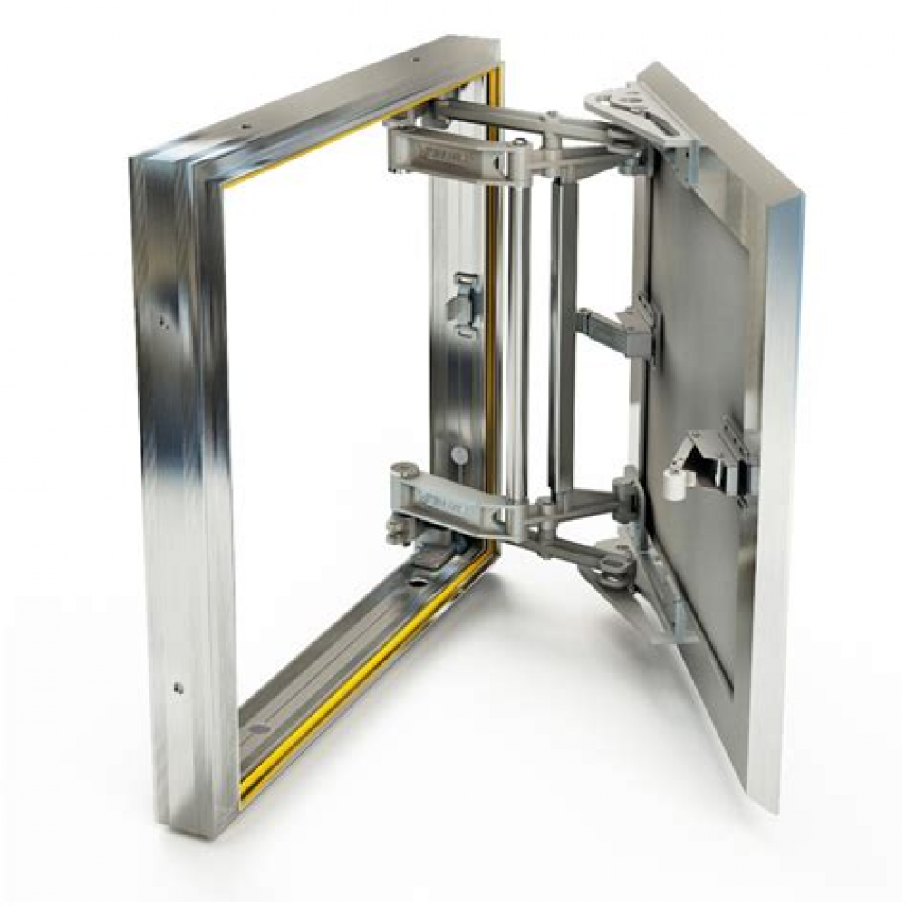 Дверца ревизионная стальная 600х 300 под плитку Секрет 3.0