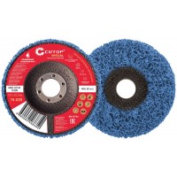 Круг зачистной полимерный для УШМ 125х22 синий Cutop 74-835/39612