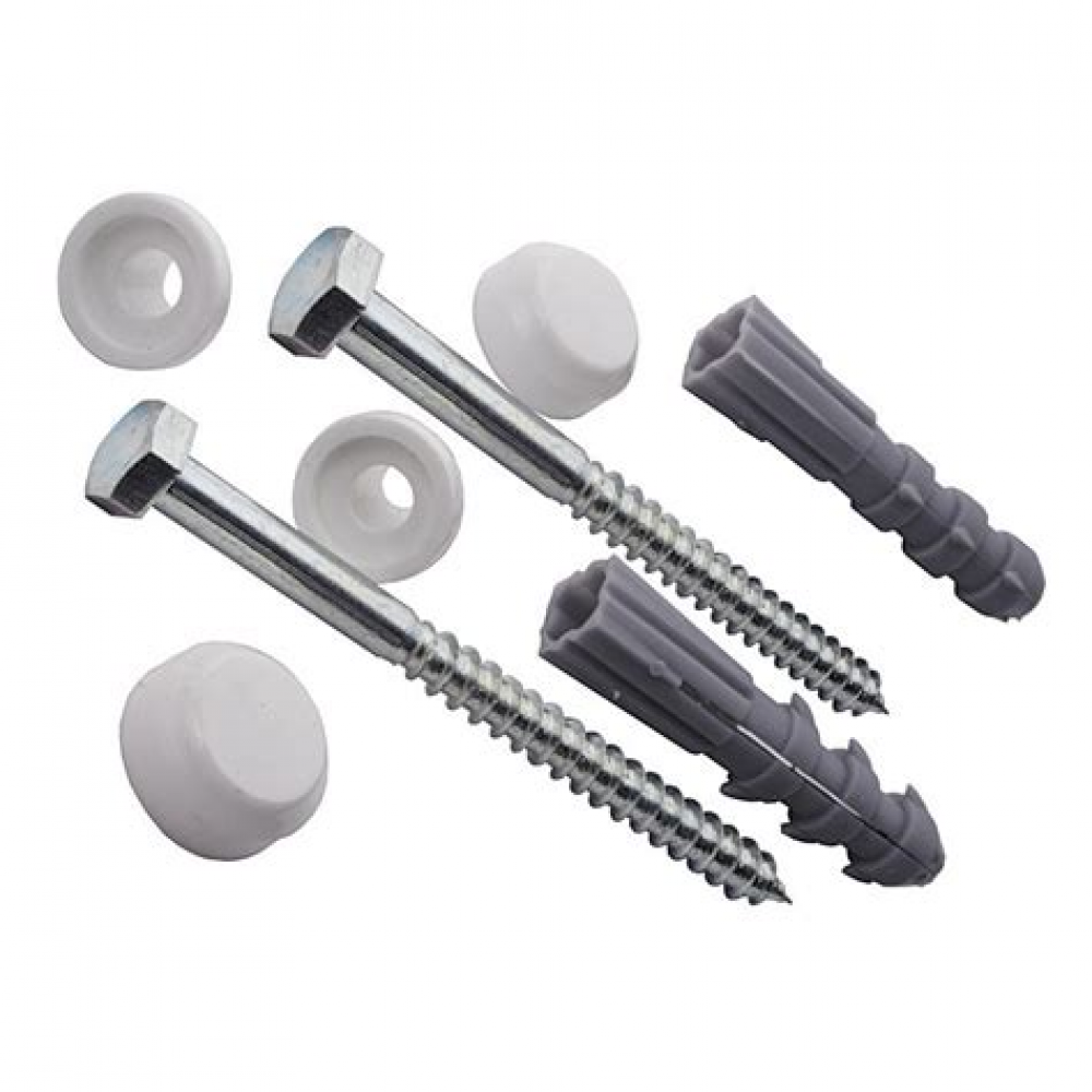 Крепления унитаза белый блистер Крепления унитаза белый блистер