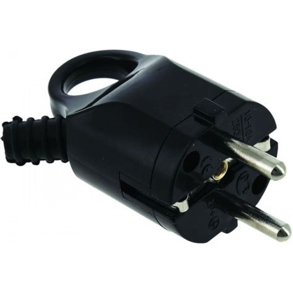 Вилка электрическая с кабелем 3*1,0