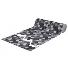 Дорожка PRINT Соты мрамор 1,2 м черно-серый 128 (мин ост 0,8м) Дорожка PRINT Соты мрамор 1,2 м черно-серый 128 (мин ост 0,8м)