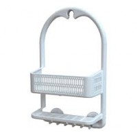 Полка д/ванной АБС пластик, белый CERES M-N48-01