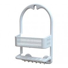 Полка д/ванной АБС пластик, белый CERES M-N48-01