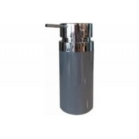 Дозатор для жидкого мыла пластик LENOX серый