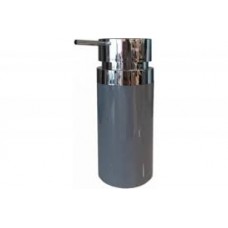 Дозатор для жидкого мыла пластик LENOX серый