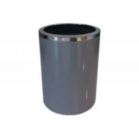 Стакан для зубных щеток пластик LENOX серый