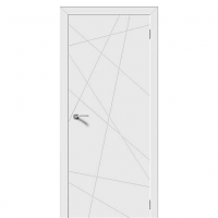 Дверь в комплекте (кор.2,5шт, нал.2,5шт) К Граффити-5 200*60 Whitey ххх АКЦИЯ