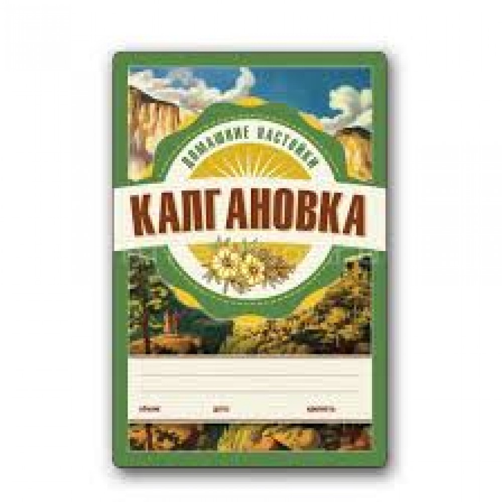 Этикетка Домашние Настойки КАЛГАНОВКА