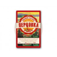 Этикетка Домашние Настойки ПЕРЦОВКА