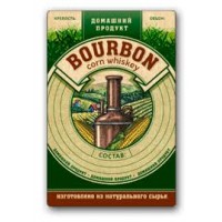 Этикетка Натур продукт БУРБОН