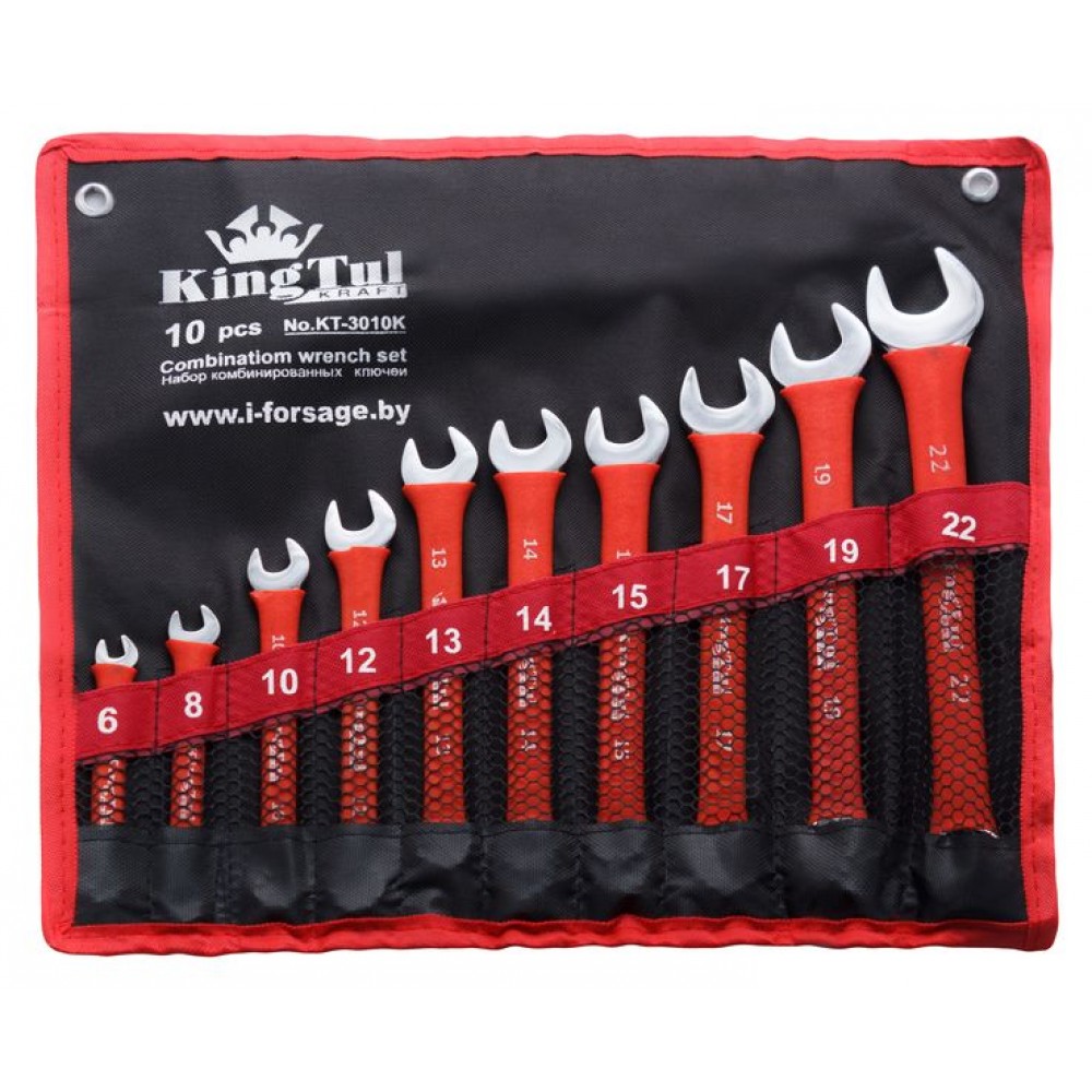 Набор ключей 10шт 6-22 (в чехле) KT-3010k