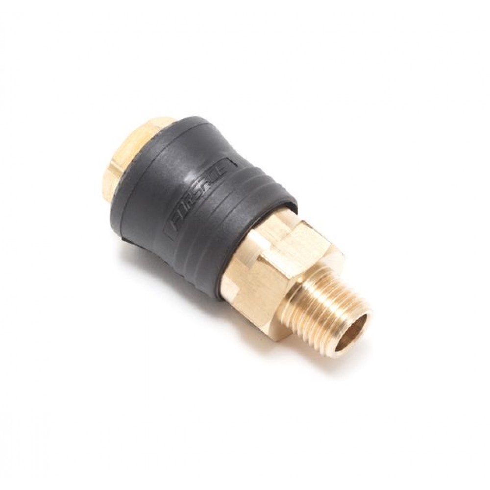 Быстроразъем пневматический с клапаном, наружная резьба 1/4" (ONE TOUCH) F-SE6-2SM