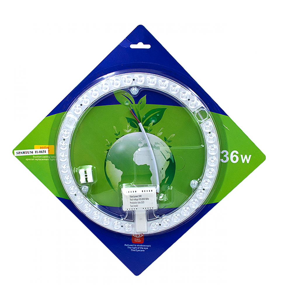 Светодиодный модуль 36W на магнитах D-230мм 220V 6500K 11-0131