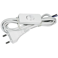 Шнур для бра с переключателем 1,7м белый А1060