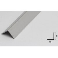 Угол ПВХ 15*15 мм 2,7м светло-серый