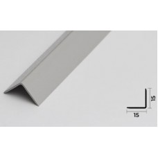 Угол ПВХ 15*15 мм 2,7м светло-серый