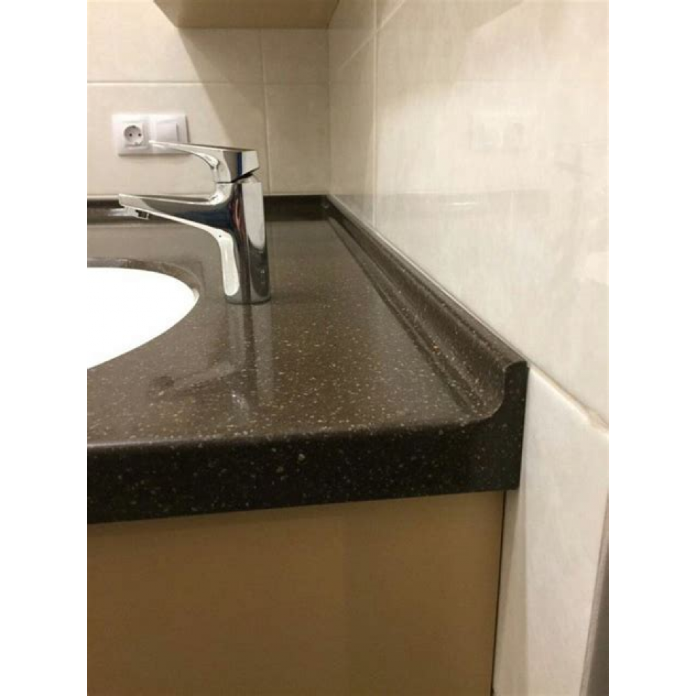 Плинтус (бордюр) для столешниц белый гл.3м (001-0)