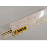 Плинтус (бордюр) для столешниц камешки светлые 3м (172)