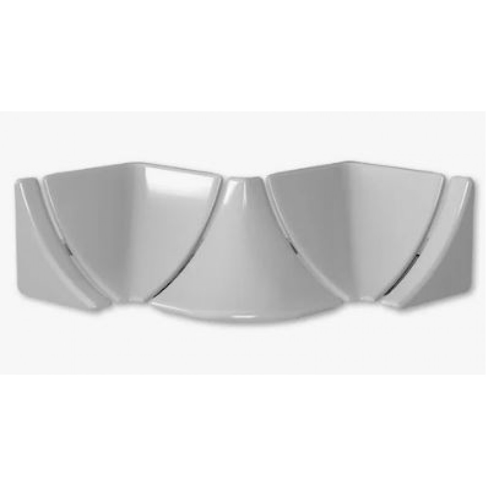 Набор для плинтуса столешницы 3м, Светло-серый 002 (5 элем)